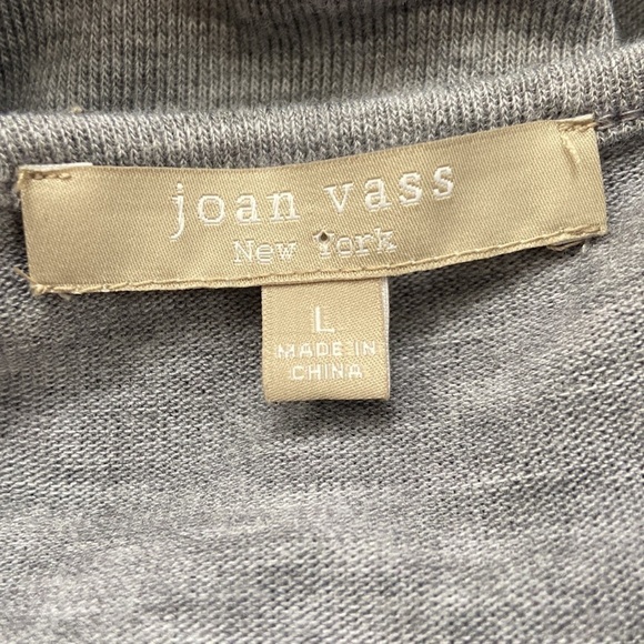 𝅺joan Vass l Gray Long Sleeve Tunic - Picture 6 of 7
